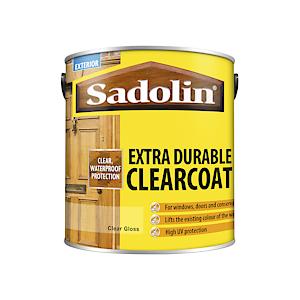 Sadolin Extra Durable Clear Coat 2.5Lt Gloss Finish
