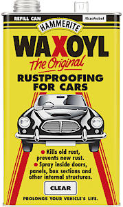 Hammerite Waxoyl Car Underseal And Rust Protection Waxoyl Clear 5L Refill Can