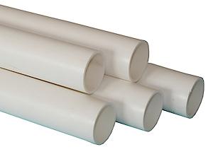 KP overflow pipe - white 2m lgth