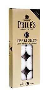 Prices 10 White Tealights