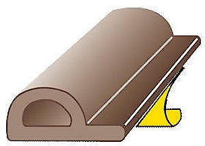 D/EXDR SADH P STRIP 5M BROWN