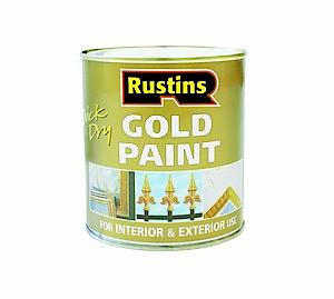 Rustins Gole125 125Ml Quick Dry Gold Paint