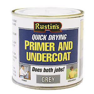 Rustins Gypu250 Primer/Undercoat, Grey, 250 Ml (Pack Of 1)