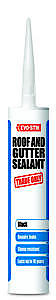 Evo-Stik Weatherproof Roof & Gutter Sealant Black, 290Ml