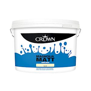 Crown Walls & Ceilings Emulsion Matt Magnolia - 7.5L