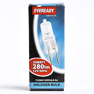 Eveready 20W 12V Capsule G4 Clear Ercapg420C Uv Stop Everead