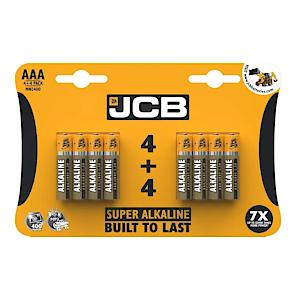 JCB SUPER ALKALINE AAA B4+4