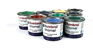 Humbrol Model Paint - Aa0936 No 85 Coal Black - Satin -14Ml