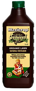 Lawn Fertiliser Food Maxicrop Organic Lawn Feed 1L Used By The Professionals