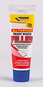 Everbuild All Purpose Ready Mixed Filler €“ Interior And Exterior Use €“ Dries White €“ 330G Tube