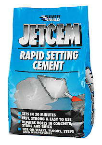 Everbuild Jetcem Rapid Repair Cement Grey, 3 Kg