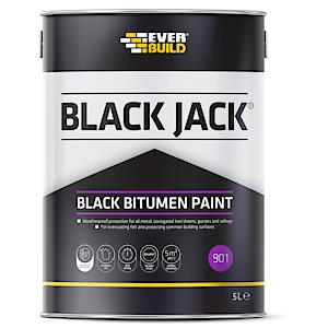 Everbuild 901 Black Jack Bitumen Paint | Black | 1 x 5L