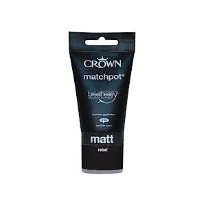 Crown Feature Wall Matt Emulsion Paint Rebel Tester Pot