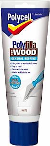 Polycell 5207191 Polyfilla Tube For Wood General Repairs, 330 G, White (Pack Of 1)