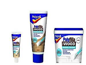 Polycell Polyfilla Wood General Repair 480Gm Medium Cartridge