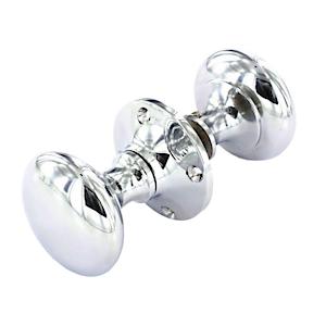 Chrome Rib Knob Set 50Mm S2924