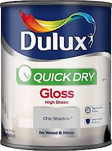 Dulux Quick Dry Gloss Paint For Wood And Metal - Natural Hessian 750Ml