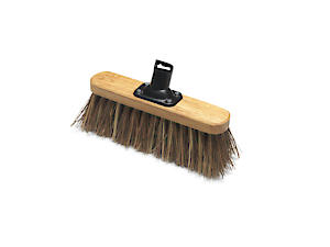 Addis Stiff Broom Head Bassine 265mm, Varnished