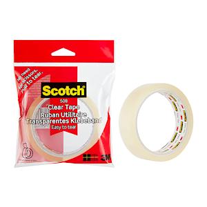 Scotch Transparent Tape 508 - 1 Roll - 25 Mm X 50M