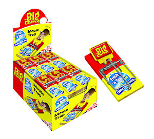 The Big Cheese Fresh Baited Mouse Trap | Indoor Outdoor | Reusable