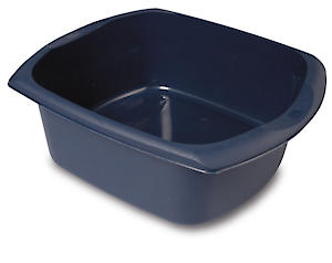 Addis Large Washing Up Bowl 9.5L Capacity In Ink Blue, 38 X 32 X 14 Cm