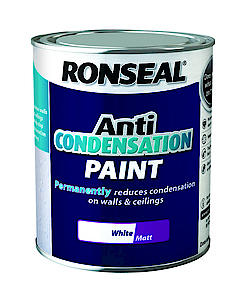 Ronseal Acpwm750 750 Ml Anti-Condensation Matt Finish Paint - White
