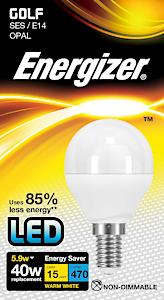 EN LED GOLF 470LM OPAL E14 WW