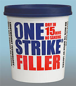 Everbuild €“ One Strike €“ Multi-Purpose Quick-Drying Filler  White 250 Ml Tub