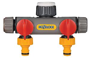 Hozelock Two Way Connector With Tap