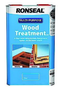 Ronseal Rslwt5L 5 Litre Multi-Purpose Wood Treatment - Natural
