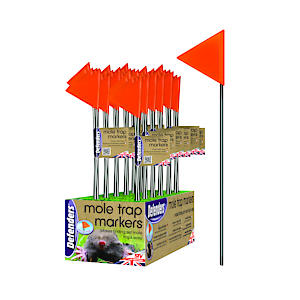 Hi-Vis Mole Trap Markers 5PK