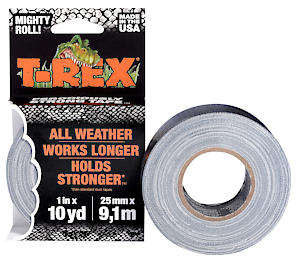 T-Rex Tape Ferociously Strong Waterproof Graphite Grey Tape, 25mm x 9.14m