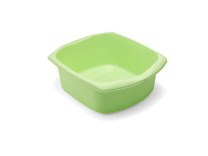Addis 517265 Large Rectangular Washing Up Bowl, Mint, 38 X 32 X 14 Cm