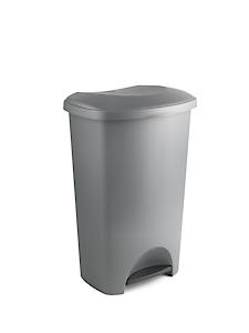 Addis 50Ltr Pedal Bin, Grey Metallic, 518120