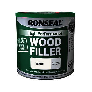 Ronseal Rslhpwfw37K High Performance Wood Filler, White, 3.7 Kg