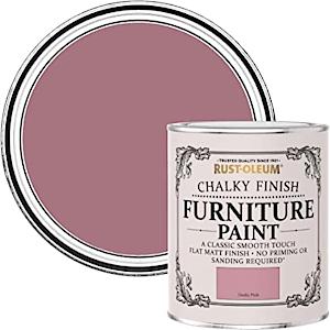 Rust-Oleum Amz0042 Chalky Furniture Paint Dusky Pink 125 Ml