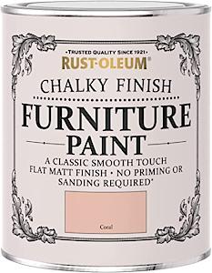 Rust-Oleum Chalky Furniture Paint Coral 125Ml