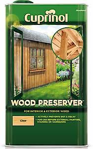 Cup Ext Wood Preserver Black 5Ltr