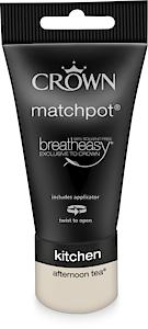 Crown Easyclean Kitchen Matt Emulsion 40Ml Sample - Afternoon Tea