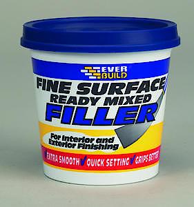 Everbuild Ready Mixed Fine Surface Filler, White, 600 G