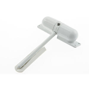 Burg Wachter Spring Loaded Adjustable Auto Closing Door Closer | Home & Commercial | White