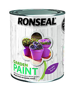 Ronseal Rslgpmr750 Garden Paint, Moroccan Red, 750 Ml