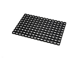 Addis Honeycomb Door Mat Heavy Duty 100% Rubber-60 X 40 Cm-Black, 40 X 60 X 1.5 Cm, 517495
