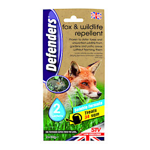 The Big Cheese Fox And Wildlife Repellent €“ Twinpack 50 G Sachets, Treats Up To 17 M2