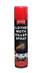 Rentokil Psc100 Clothes Moth Killer Spray, Black,4.8X4.8X23.7 Cm