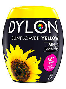 Dylon All In 1 Fabric Dye Sunflower Yellow 350G