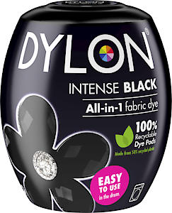 Dylon All In 1 Fabric Dye Intense Black 350G