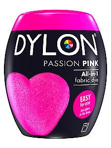 Dylon All In 1 Fabric Dye Passion Pink 350G