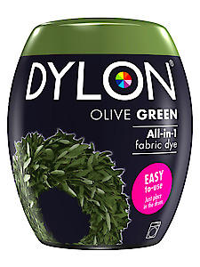 Dylon All In 1 Fabric Dye Olive Green 350G