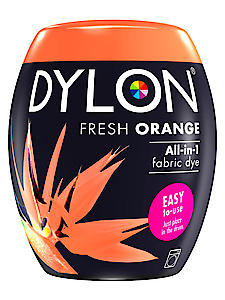 Dylon All In 1 Fabric Dye Fresh Orange 350G